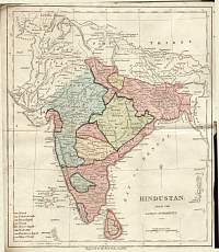 Map of India 1806