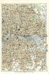 London Environs East 1904 Bacon