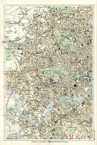 London Environs West 1904 Bacon