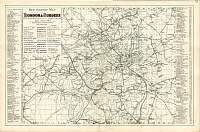 New Railway Map of London & Suburbs 1883