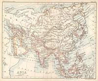 Map of Asia 1893