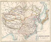 Map of Chinese Empire 1893