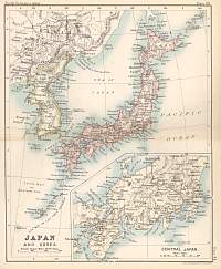 Map of Japan 1893