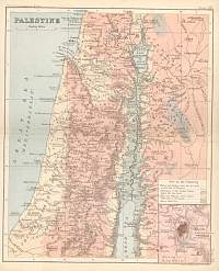 Map of Palestine 1893