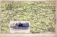 Postcard Map Warrington