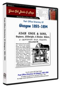 Glasgow Post Office Directory 1893 - 1894