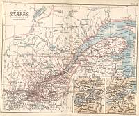 Map of Quebec 1893