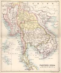 Map of Farther India 1893